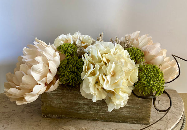 Hydrangea, mixed container