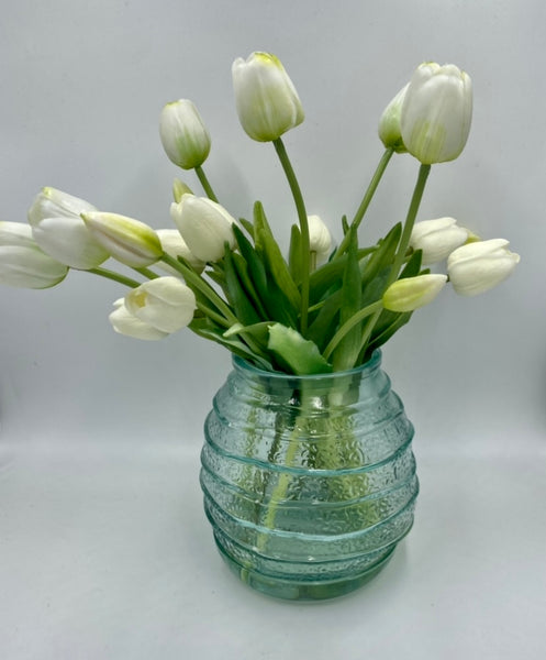 White tulips